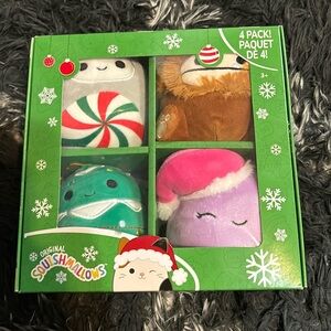 NWT Squishmallow Christmas 4-Pack